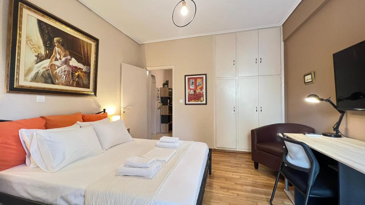 Koukaki Cozy Studio Retreat 1' From Metro Athene Buitenkant foto